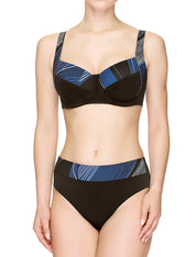 Lauma, Black Bikini Top, On Model Front, 21J20