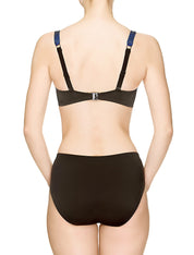 Lauma, Black Bikini Top, On Model Back, 21J20
