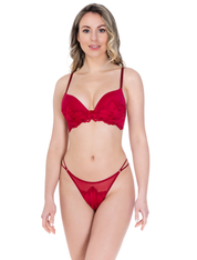 Lauma, Red String Briefs, On Model Front, 24K61