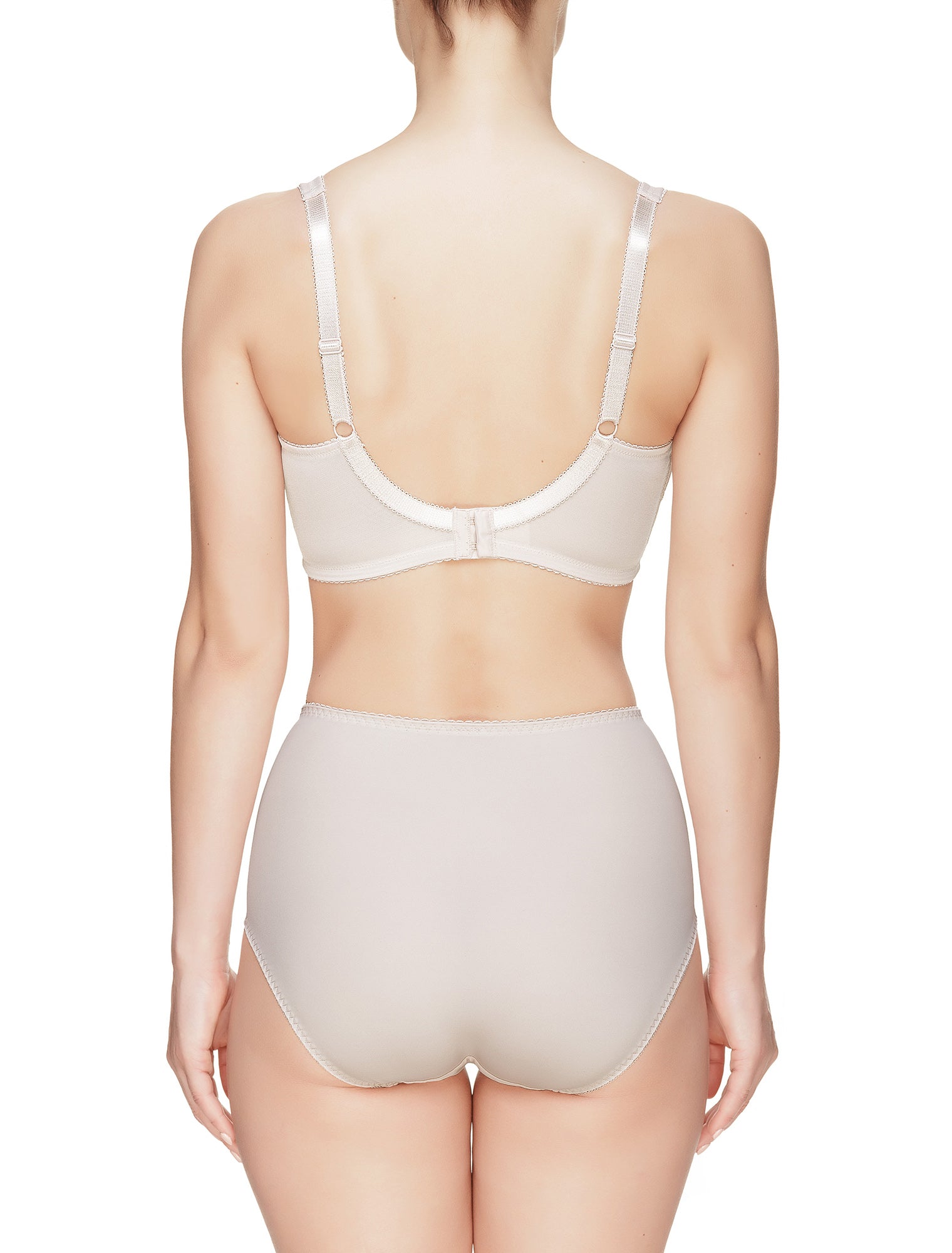 Lauma, Nude Wireless Non-padded Bra, On Model Back, 29C22