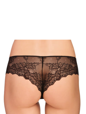 Lauma, Black Seamless Shorts Panties, On Model Back, 29F70