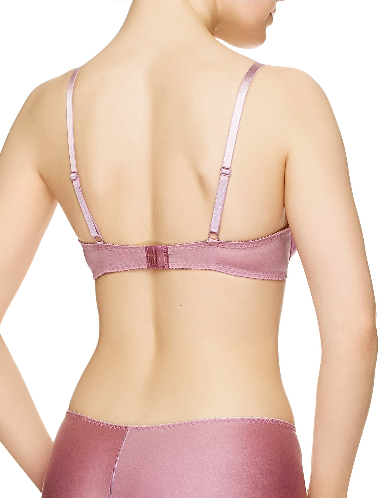 Lauma, Violet Plunge Push-up Bra, On Model Back, 34J10