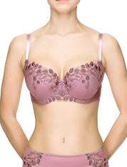 Lauma, Violet Half-padded Bra, On Model Front, 34J40