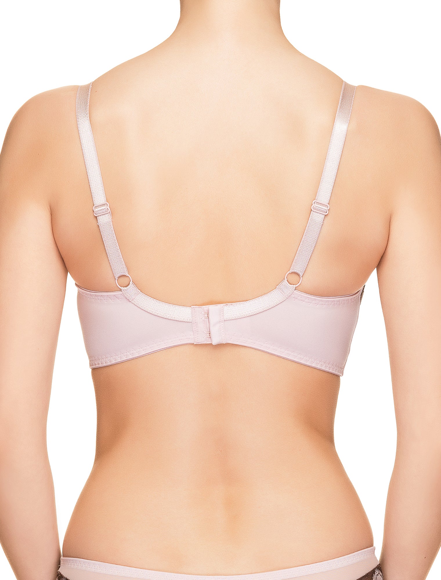 Lauma, Pink Underwired Bra, On Model Back, 35H20