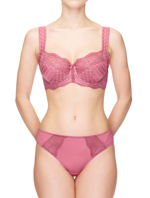 Lauma, Pink Underwired Full Cup Bra, On Model Front, 35J20