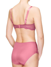 Lauma, Pink Half-padded Bra, On Model Back, 35J40