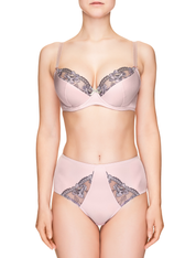 Lauma, Pink Half-padded Bra, On Model Front, 44H40