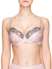 Lauma, Pink Half-padded Bra, On Model Front, 44H40