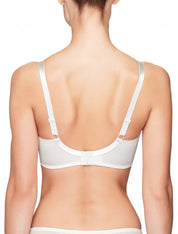 Lauma, Ivory Underwired Non padded Bra, On Model Back, 45H20