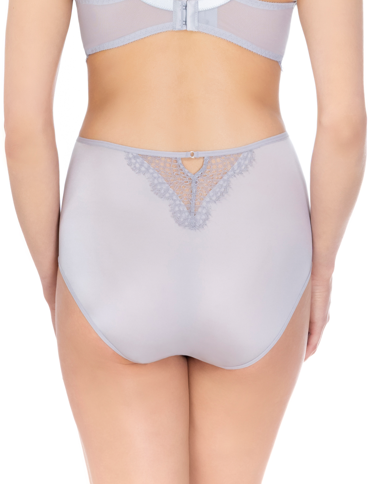 Lauma, Grey High Waist Panties, On Model Back, 49K51