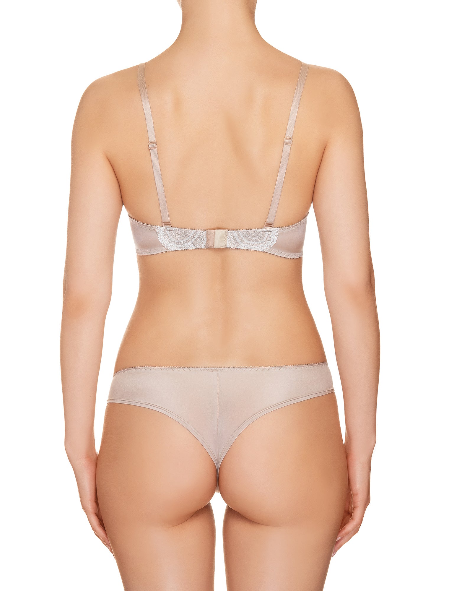 Lauma, Nude String Tanga Panties, On Model Back, 50H60
