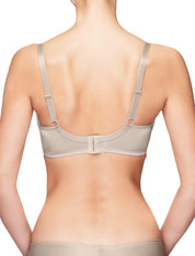 Lauma, Nude Underwired Padded Bra, On Model Back, 50H40