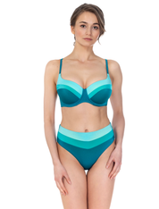 Lauma, Teal Color Bikini, On Model Front, 51K31