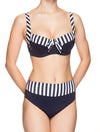 Lauma, Blue Swimwear Bikini Top, On Model Front, 52H20