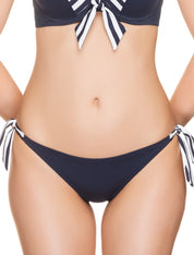 Lauma, Blue Swimwear Bikini Bottoms, On Model Front, 52H52