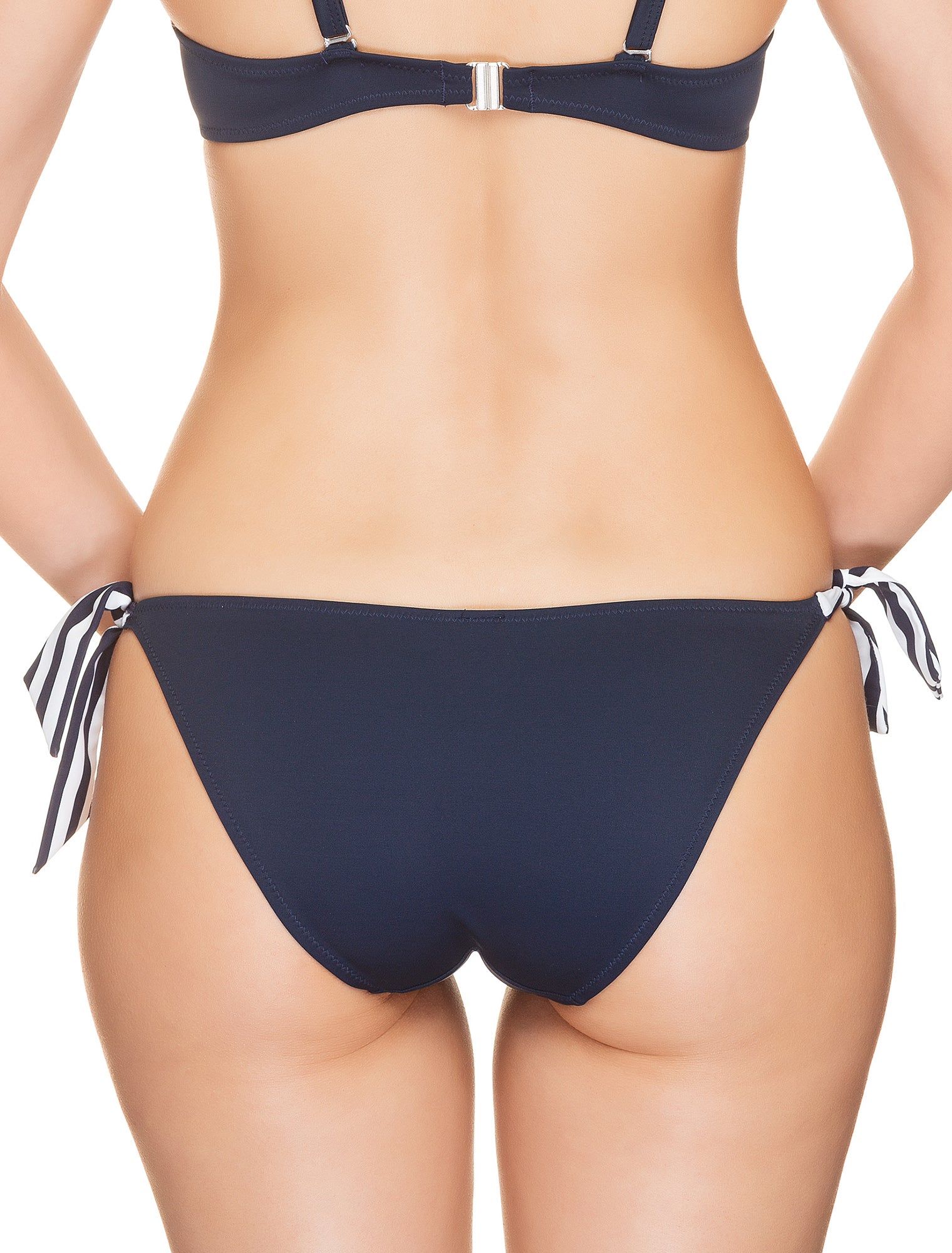 Lauma, Blue Swimwear Bikini Bottoms, On Model Back, 52H52