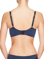 Lauma, Blue Non-padded Bra, On Model Back, 53H20