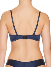 Lauma, Blue Balconette Bra, On Model Back, 53H30