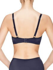 Lauma, Blue Half Padded Bra, On Model Back, 53J40