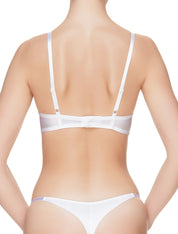 Lauma, White Push-Up Bra, On Model Back, 54J10