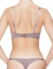 Lauma, Mauve Pink Push-Up Bra, On Model Back, 54J10