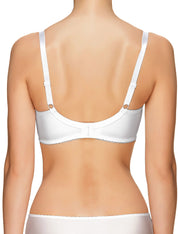Lauma, White Underwired Bra, On Model Back, 54J20