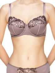 Lauma, Mauve Pink Underwired Bra, On Model Front, 54J20