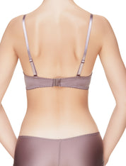 Lauma, Mauve Pink Moulded Pus-Up Bra, On Model Back, 54J36