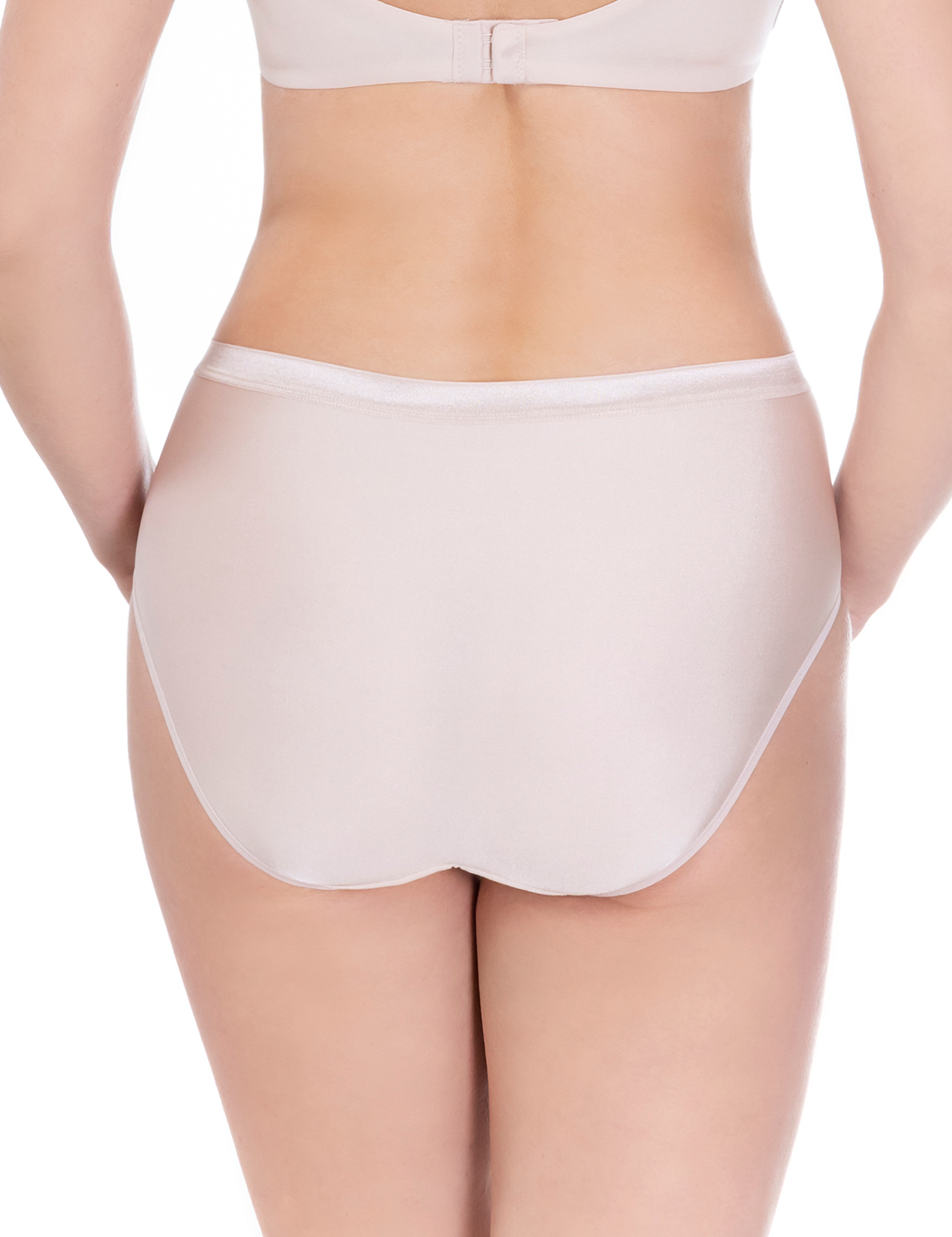 Lauma, Beige High Waist Panties, On Model Back, 55K51