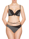 Lauma, Black Swimwear Bikini Top, On Model Front, 62H35