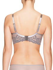 Lauma, Grey Half Padded Bra, On Model Back, 64H40