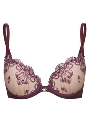 Lauma, Violet Push Up Bra, On Model Front, 65G35
