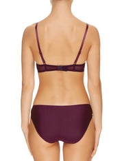 Lauma, Violet Push Up Bra, On Model Back, 65G35