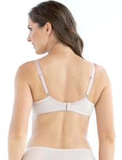 Lauma, Beige Underwired Half-padded Bra, On Model Back, 66A40