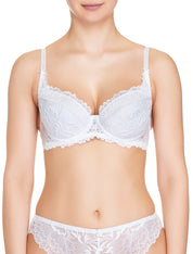 Lauma, White Lace Push Up Bra, On Model Front, 66H15