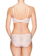 Lauma, Light Pink Underwired Lace Soft-cup Bra, On Model Back, 66H20