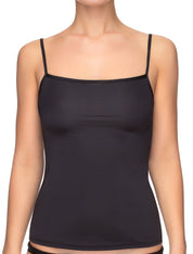 Lauma, Black Camisole Top, On Model Front, 70E90,