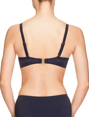 Lauma, Blue Underwired Bikini Top, On Model Back, 70H20