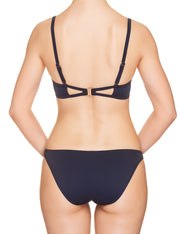 Lauma, Blue Push Up Bikini Top, On Model Back, 70H35