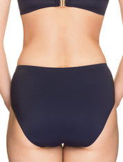 Lauma, Blue High Waist Bikini Bottom, On Model Back, 70H51