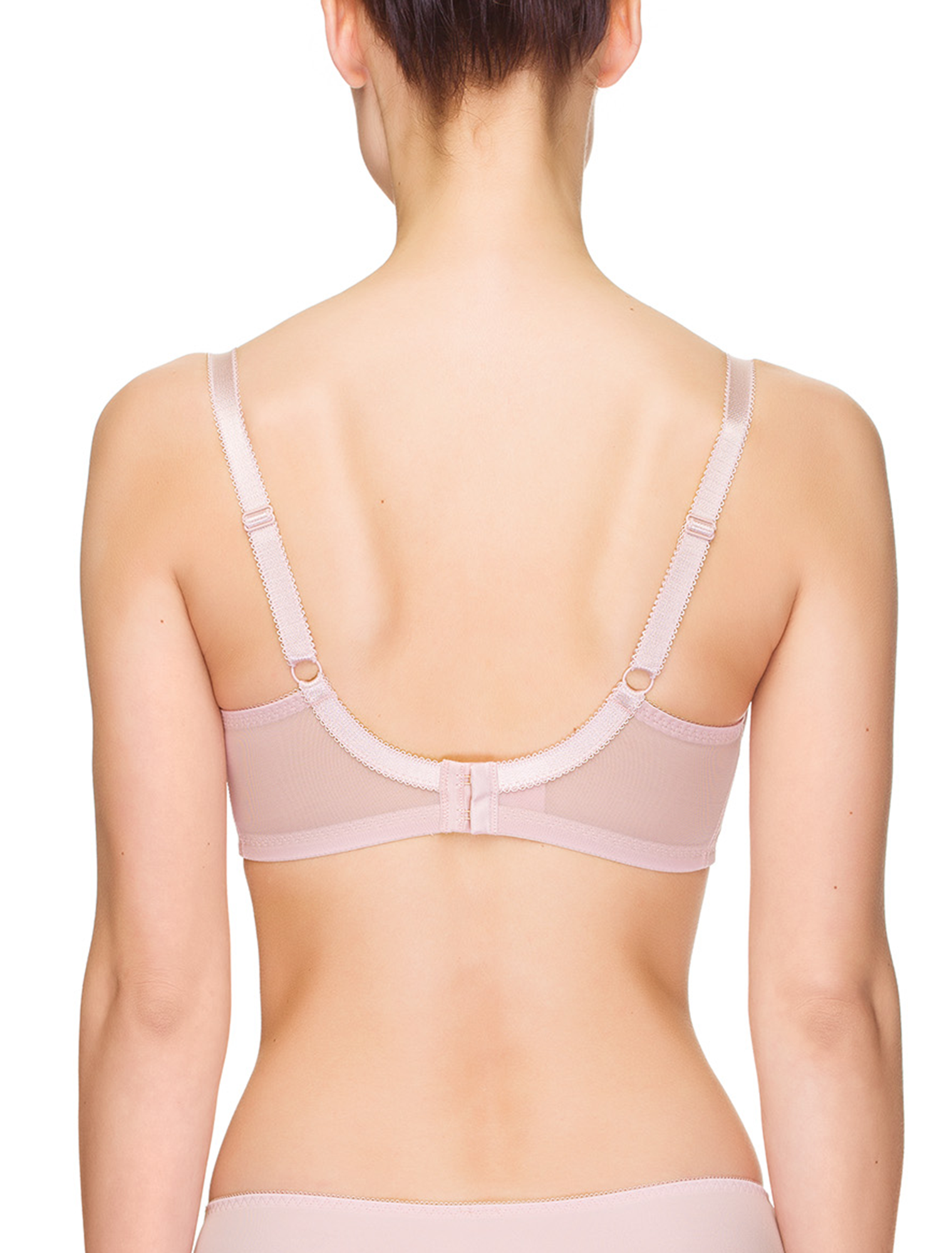 Lauma, Light Pink Non-padded Underwired Bra, On Model Back, 72F20