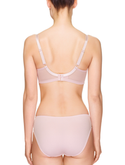 Lauma, Light Pink Non-padded Underwired Bra, On Model Back, 72F20