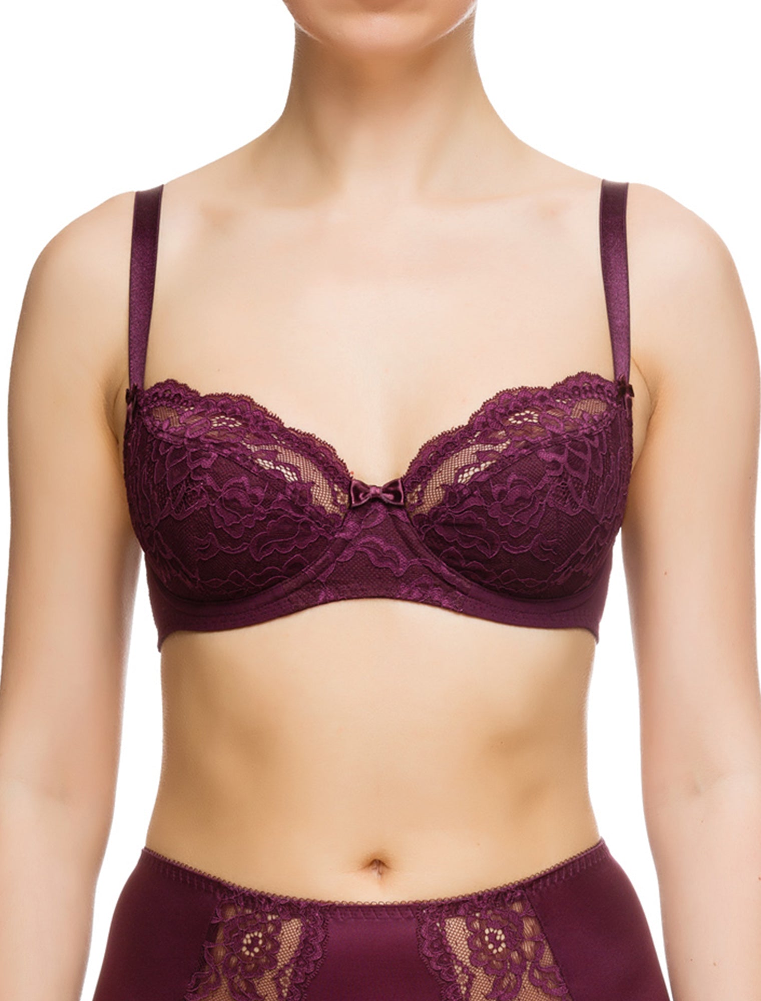 Lauma, Violet Underwired Non-padded Bra, On Model Front, 72F20