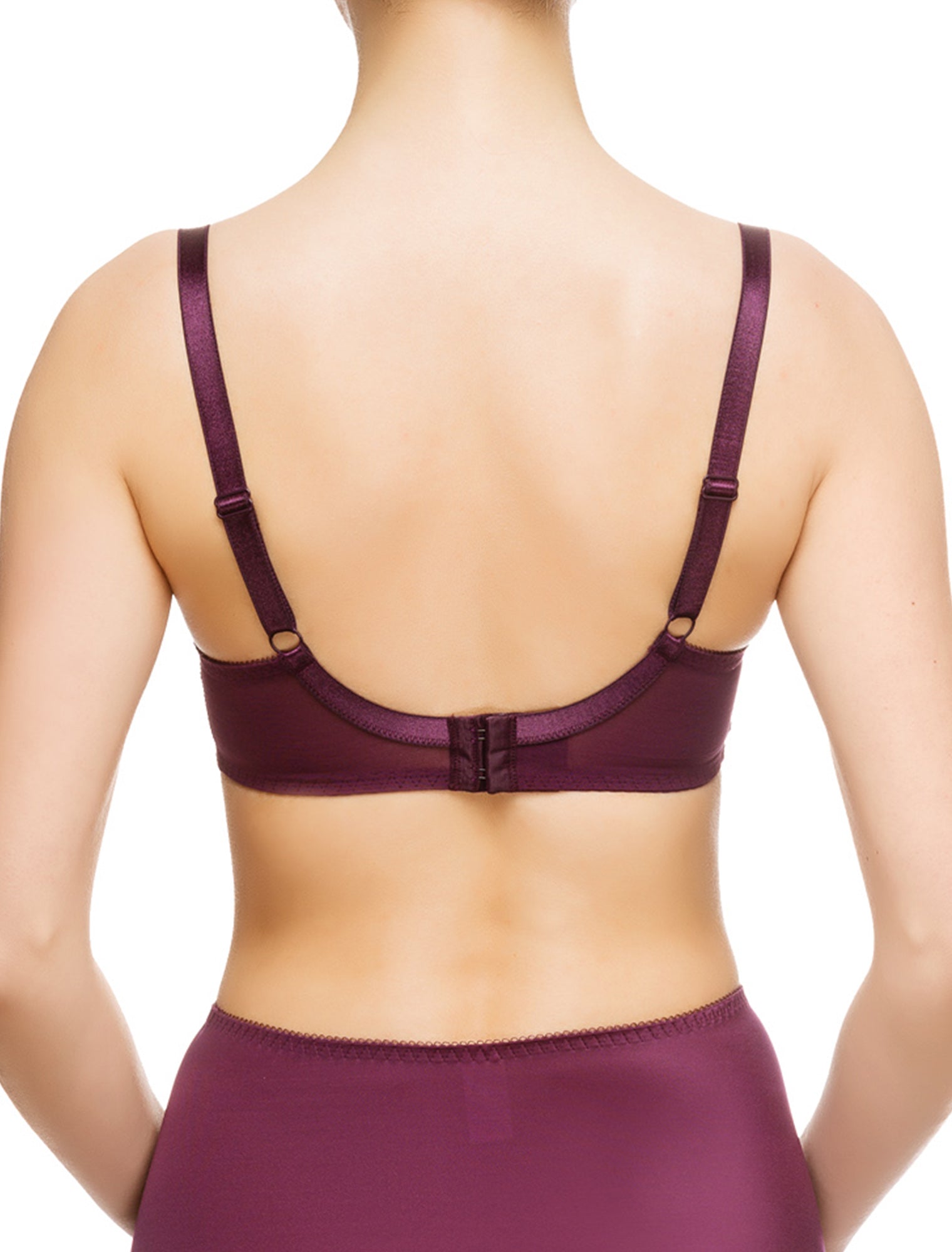 Lauma, Violet Underwired Non-padded Bra, On Model Back, 72F20