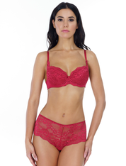 Lauma, Red Push-up Bra, On Model Front, 72F31