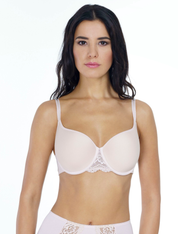 Lauma, Beige Underwired Spacer Cup Bra, On Model Front, 72F32