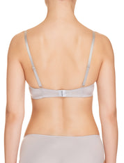 Lauma, Grey Plunge Push Up Bra, On Model Back, 73H10