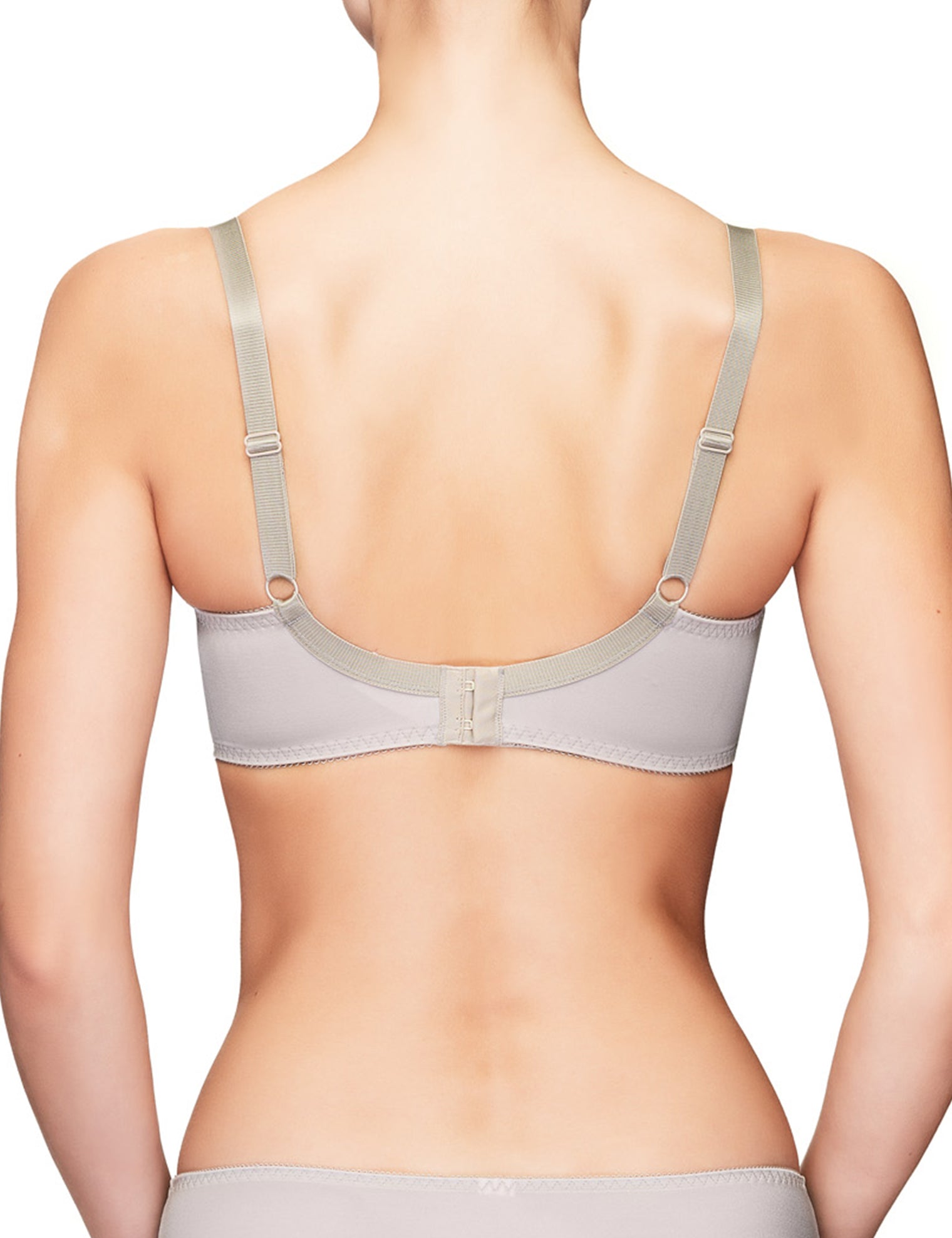 Lauma, Gray Non-padded Bra, On Model Back, 73H20