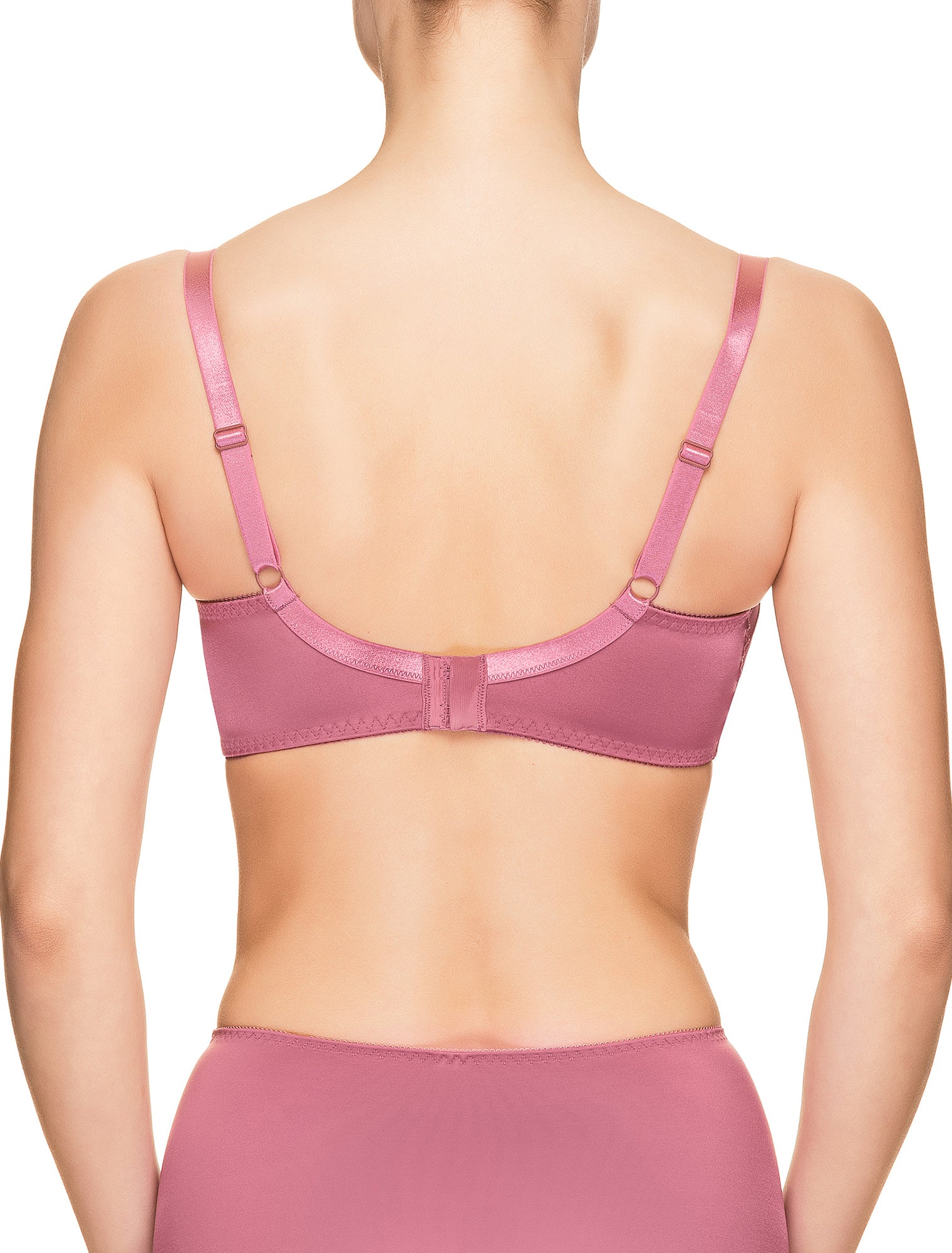 Lauma, Pink Non-padded Bra, On Model Back, 73H20
