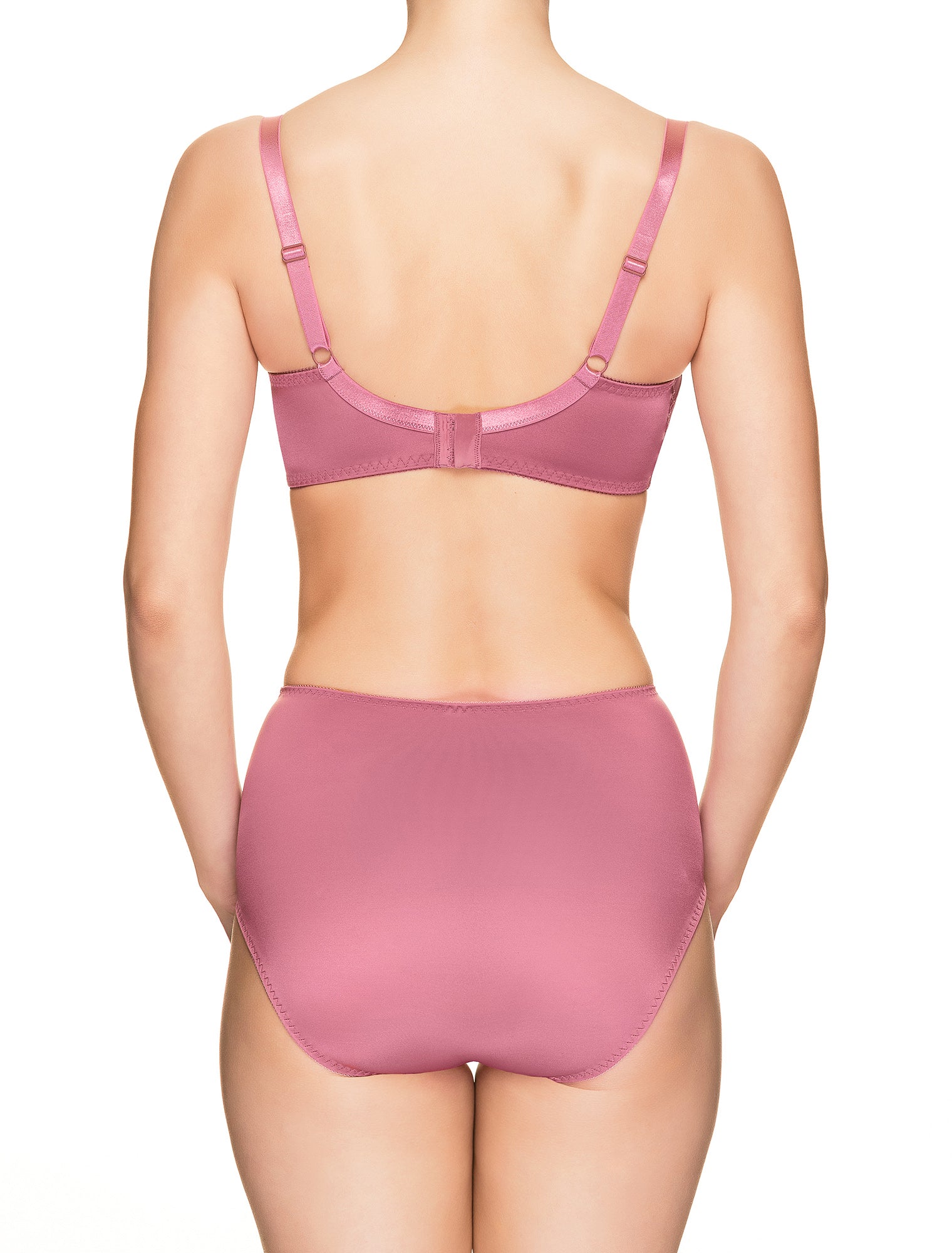 Lauma, Pink Non-padded Bra, On Model Back, 73H20